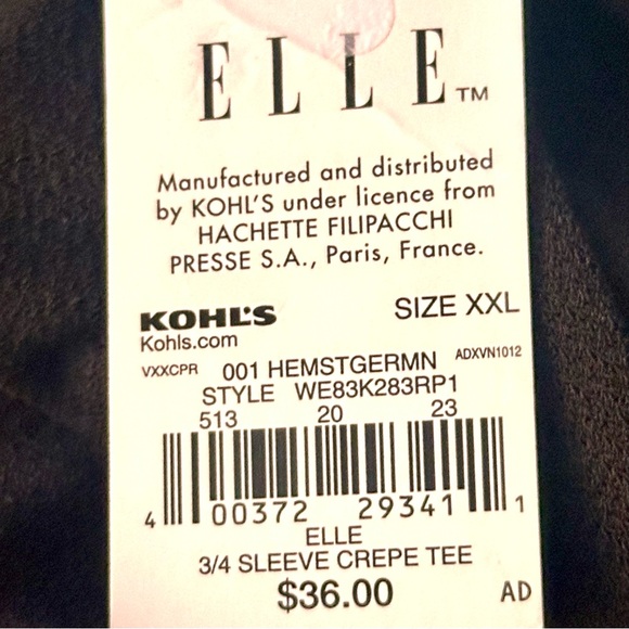 Elle Crepe Tee Top - Picture 11 of 13